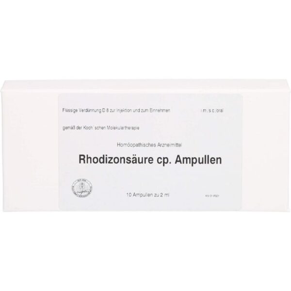 RHODIZONSÄURE cp.Ampullen Injektionslösung 20 ml