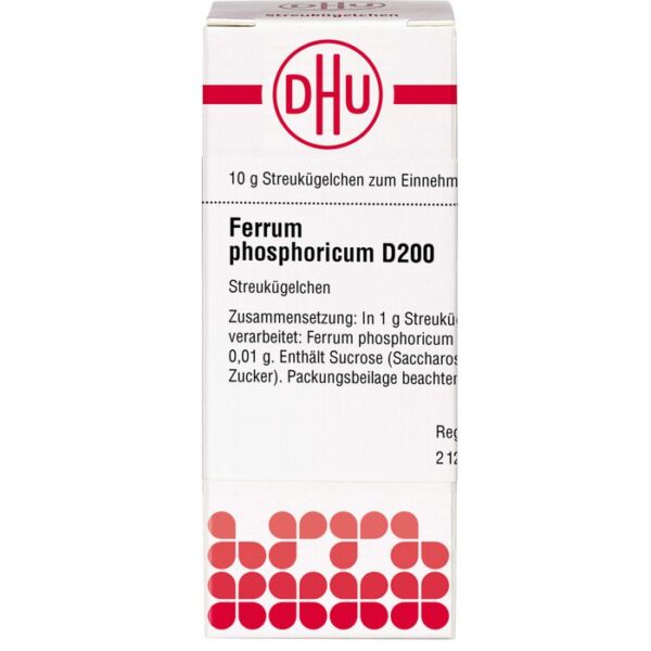 FERRUM PHOSPHORICUM D 200 Globuli 10 g