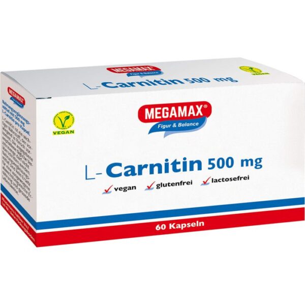 MEGAMAX L-Carnitin 500 mg Kapseln 60 St.