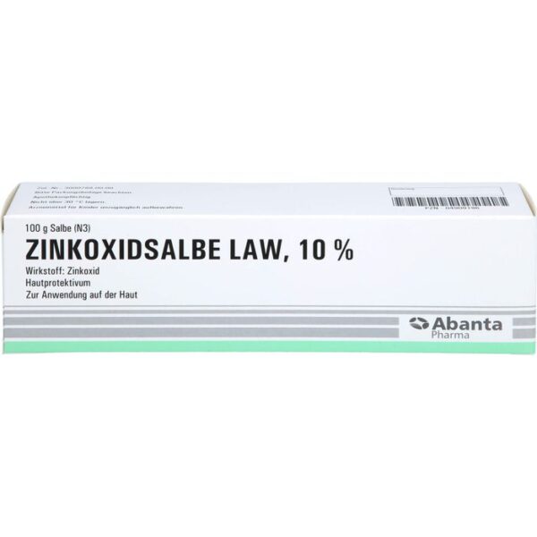 ZINKOXIDSALBE LAW 10% 100 g