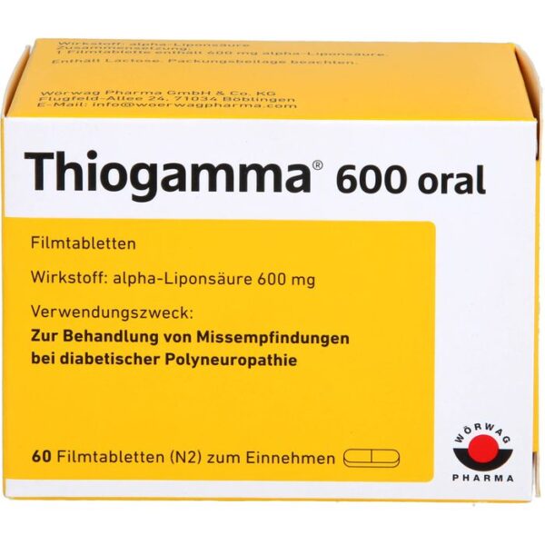 THIOGAMMA 600 oral Filmtabletten 60 St.