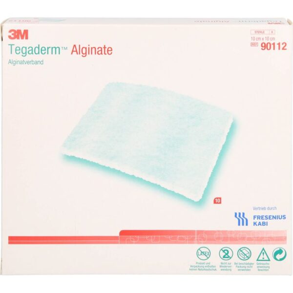 TEGADERM Alginate FK Kompressen 10x10 cm 90112 10 St.