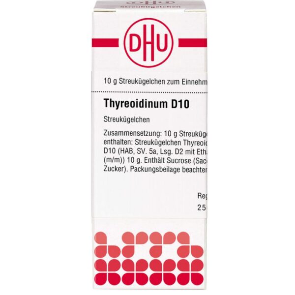 THYREOIDINUM D 10 Globuli 10 g