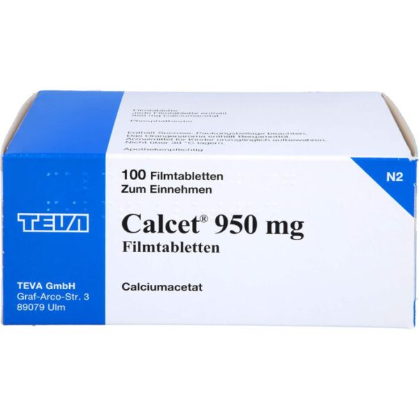 CALCET 950 mg Filmtabletten 100 St.