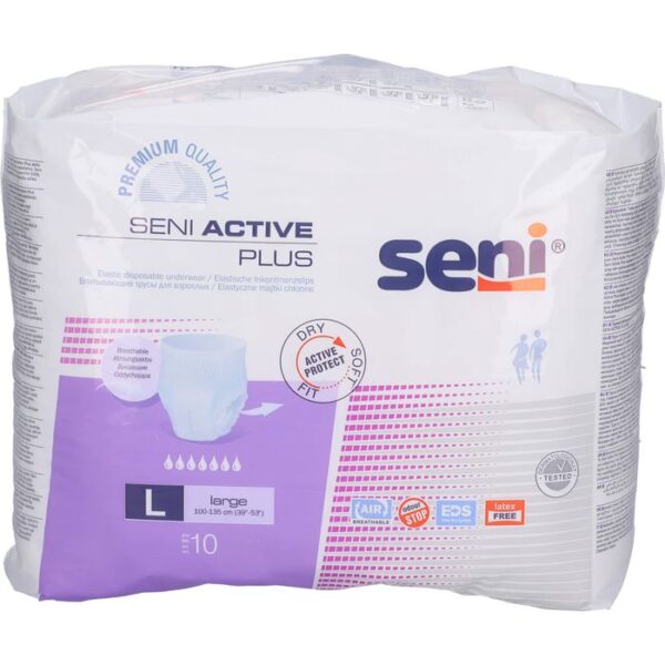 SENI Active Inkontinenzpants plus L 10 St.