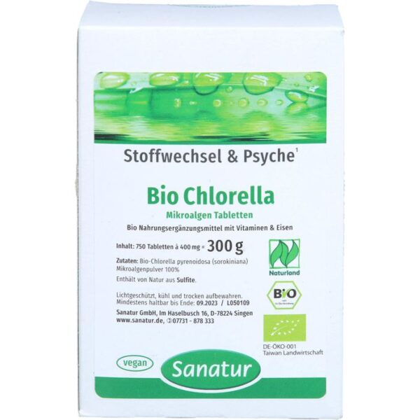 BIOCHLORELLA Pyren Sanatur Tabletten 750 St.