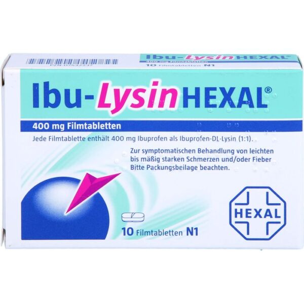 IBU-LYSINHEXAL Filmtabletten 10 St.