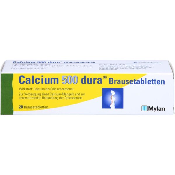 CALCIUM 500 dura Brausetabletten 20 St.