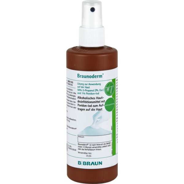 BRAUNODERM Lösung Sprühflasche 250 ml