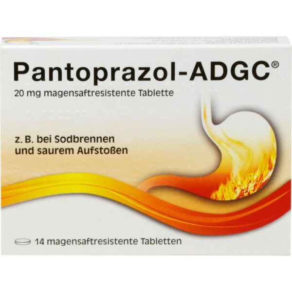 PANTOPRAZOL ADGC 20 mg magensaftres.Tabletten 14 St.