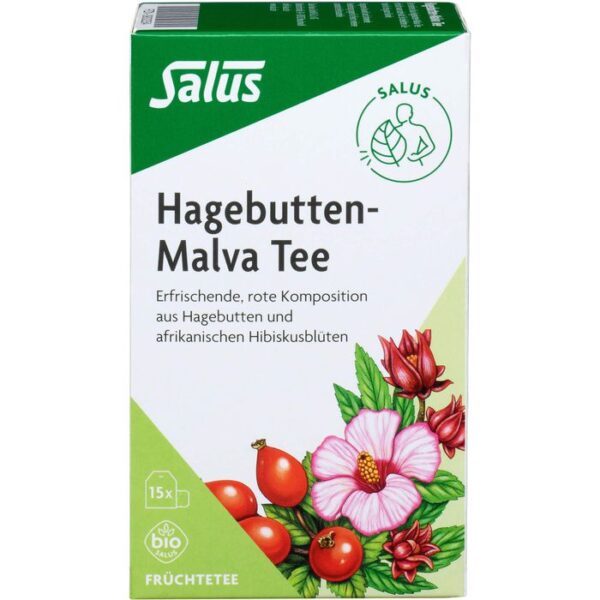 HAGEBUTTEN MALVA Tee Früchtetee Bio Salus Fbtl. 15 St.