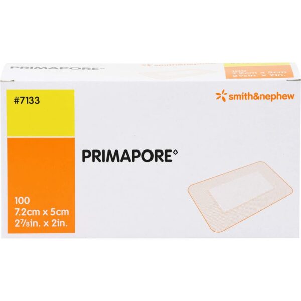 PRIMAPORE 5x7,2 cm Wundverband steril 100 St.