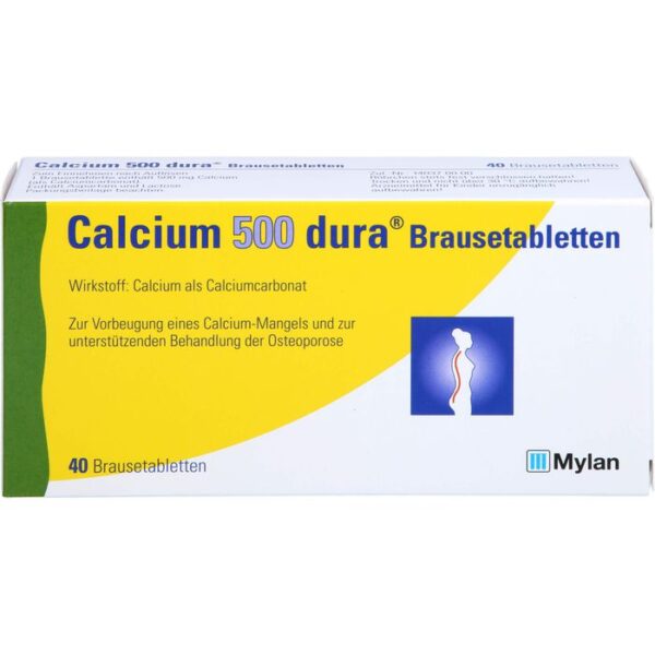 CALCIUM 500 dura Brausetabletten 40 St.