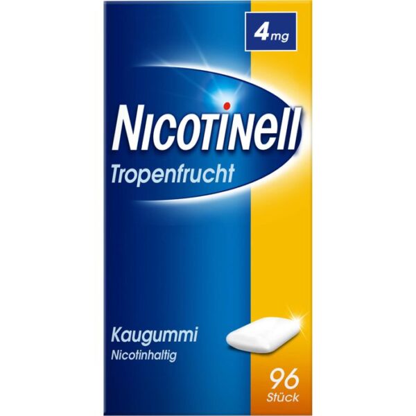 NICOTINELL Kaugummi Tropenfrucht 4 mg 96 St.