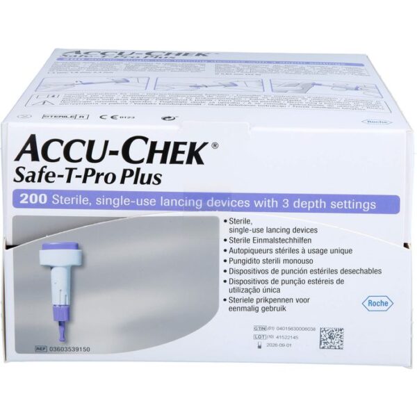 ACCU-CHEK Safe T Pro Plus Lanzetten 200 St.