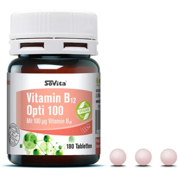 SOVITA ACTIVE Vitamin B12 Opti 100 Tabletten 180 St.