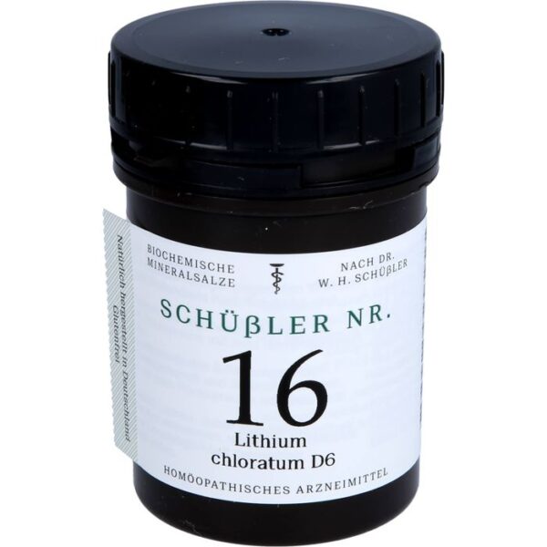 SCHÜSSLER NR.16 Lithium chloratum D 6 Tabletten 400 St.