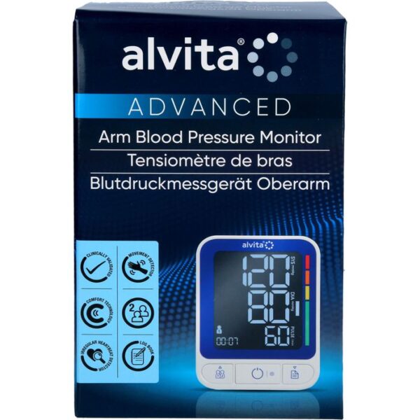 ALVITA Oberarm Blutdruckmessgerät Advanced 1 St.