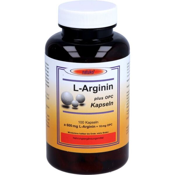 L-ARGININ+OPC 600 mg Kapseln 100 St.