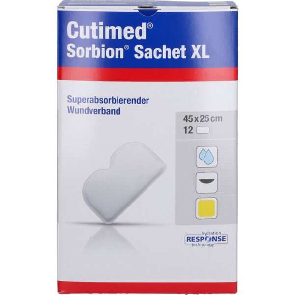 CUTIMED Sorbion Sachet XL Wundauflage 25x45 cm 12 St.