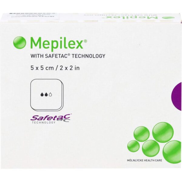 MEPILEX 5x5 cm Schaumverband 5 St.