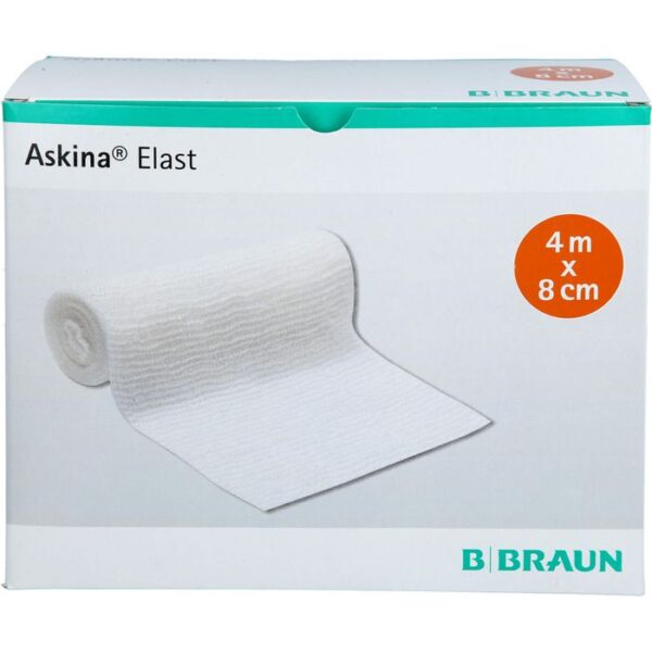 ASKINA Elast Binde 8 cmx4 m lose 20 St.