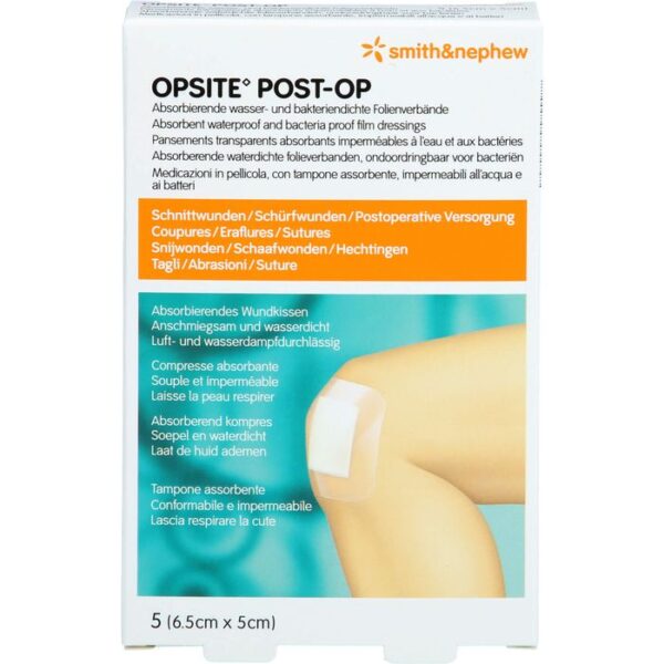 OPSITE Post-OP 5x6,5 cm Verband 5 St.