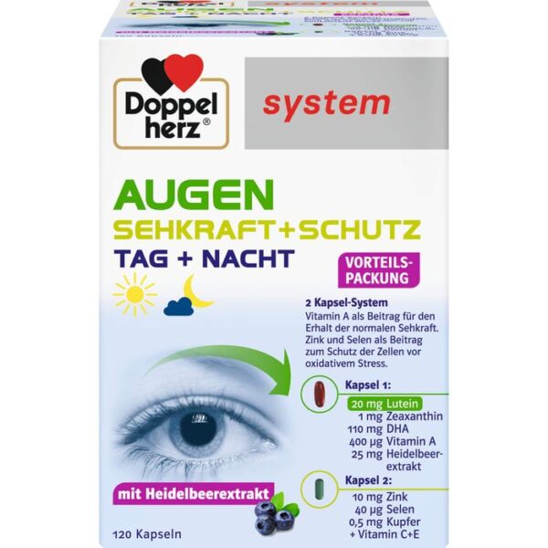 DOPPELHERZ Augen Sehkraft+Schutz system Kapseln 120 St.