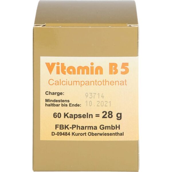 VITAMIN B5 KAPSELN 60 St.