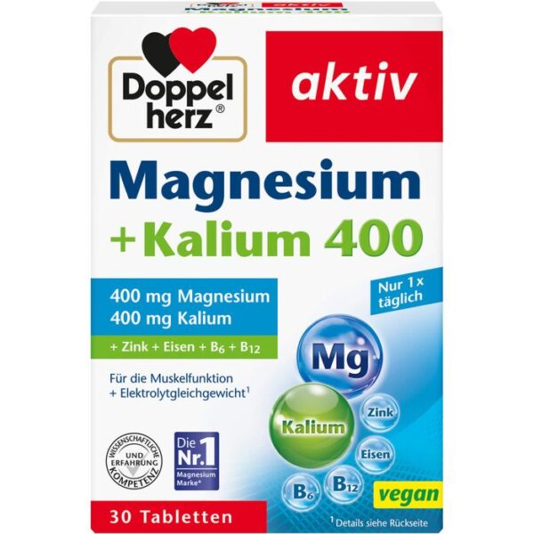 DOPPELHERZ Magnesium+Kalium Tabletten 30 St.