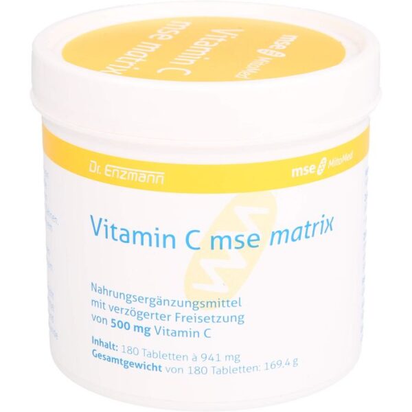 VITAMIN C MSE Matrix Tabletten 180 St.