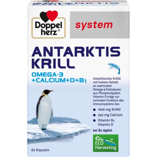 DOPPELHERZ Antarktis Krill system Kapseln 60 St.