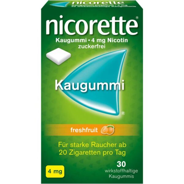 NICORETTE Kaugummi 4 mg freshfruit 30 St.