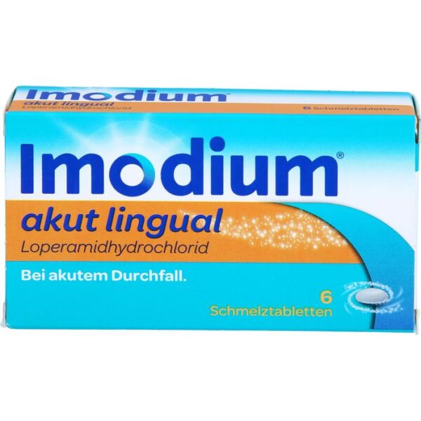 IMODIUM akut lingual Schmelztabletten 6 St.