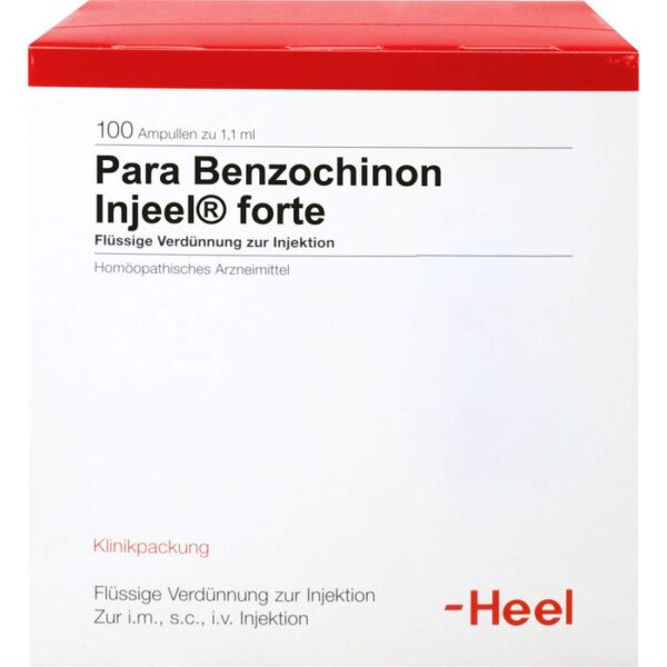 PARA BENZOCHINON Injeel forte Ampullen 100 St.