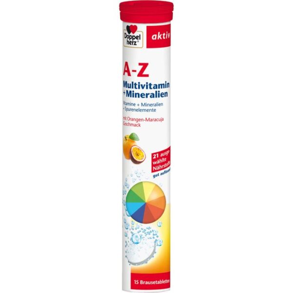 DOPPELHERZ A-Z Multivitamin+Mineralien Brausetabl. 15 St.