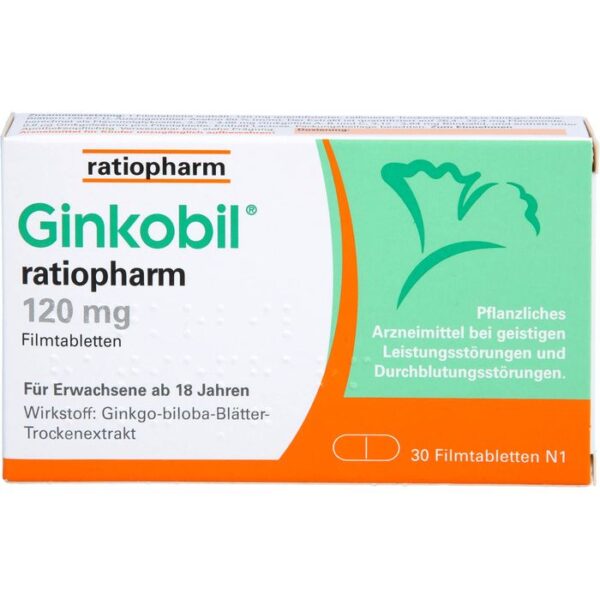 GINKOBIL-ratiopharm 120 mg Filmtabletten 30 St.