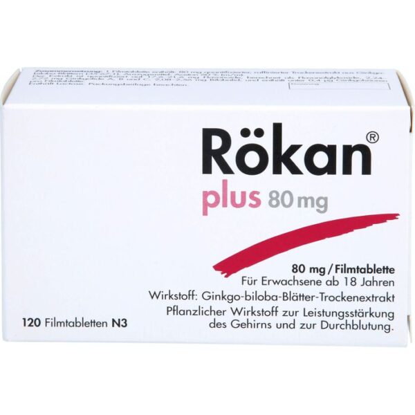 RÖKAN Plus 80 mg Filmtabletten 120 St.